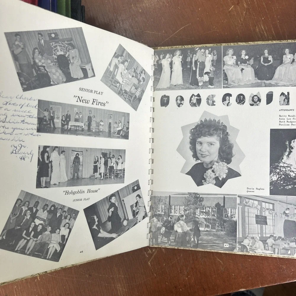 1940s-50's Kansas Missouri High School Yearbooks Rich Hill Bucklin Turner